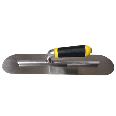 18"x 4" Construction Tools Round End Carbon Steel Finishing Trowel Plaster Trowels